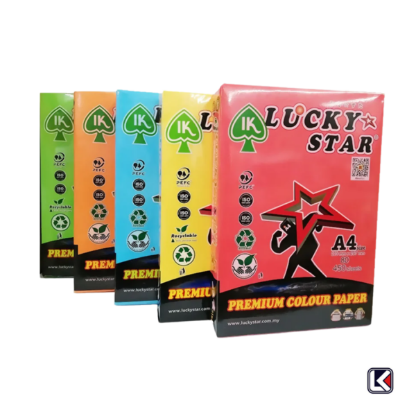 A4 Colour Paper 450~500 Sheets 80GSM Light Colour | Dark Color | Cyber Color